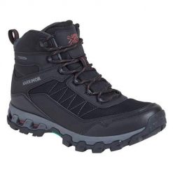 Buty trekkingowe męskie Karrimor Singletrack Mid. Czarne buty zimowe męskie Karrimor, bez wzorów, z materiału, za kostkę, bez obcasa, bez zapięcia. Za 329.99 zł.