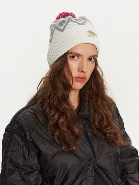 Eisbär Czapka Ziggy Os Pompon 30911 100 Biały. Białe czapki damskie Eisbar, na zimę, bez wzorów, z materiału. Za 179.99 zł.