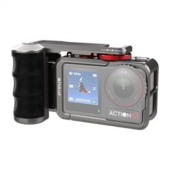 Metalowa obudowa ochronna z uchwytem Puluz dla DJI Osmo Action 5 Pro / Action 4 / Action 3. Brązowe zegarki sportowe Puluz, bez wzorów, metalowe. Za 200.00 zł.