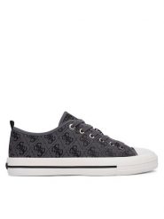 Guess Trampki FMJCLI FAL12 Szary. Szare trampki męskie Guess, z aplikacjami, z materiału, bez zapięcia. Za 419.99 zł.