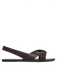 Vagabond Shoemakers Sandały Tia 2.0 5531-001-35 Brązowy. Brązowe sandały damskie Vagabond Shoemakers, bez wzorów, ze skóry, bez obcasa, na płaskiej podeszwie, bez zapięcia. Za 429.99 zł.