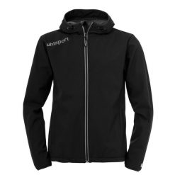 Kurtka softshellowa Uhlsport ESSENTIAL. Czarne kurtki męskie Uhlsport, m, bez wzorów, sportowe, bez kaptura. W wyprzedaży za 305.50 zł.
