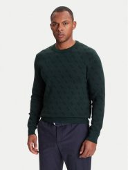 Guess Sweter M5YR10 Z3OE2 Zielony Reglan Fit. Zielone swetry męskie Guess, l, z aplikacjami, z syntetyku, bez kołnierzyka, bez ramiączek. Za 339.99 zł.