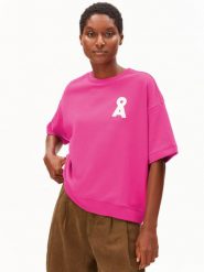 ARMEDANGELS Bluza - Bamikaa Kobiety Bawełna (100%) wyrazisty róż, S. Czerwone bluzy damskie ARMEDANGELS, s, bez wzorów, z bawełny, bez ramiączek, bez kaptura. Za 299.95 zł.