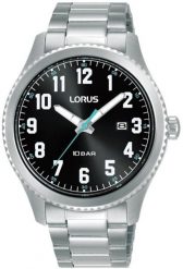 Zegarek Lorus męski RH979RX9 stalowy wodoszczelny . Szare zegarki męskie Lorus, bez wzorów, ze stali. Za 269.00 zł.