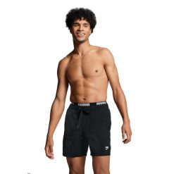Kąpielówki męskie Puma, Utility Mid Shorts, Czarne. Czarne kąpielówki męskie Puma, m, bez wzorów, z materiału. Za 238.99 zł.