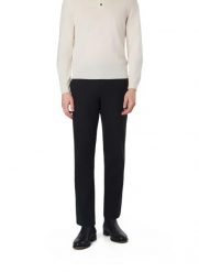 Męskie Spodnie Jeansowe Mustang Style Tramper Chino Navy Melange 1017239 5414. Niebieskie eleganckie spodnie męskie Mustang, bez wzorów, z jeansu. Za 169.99 zł.