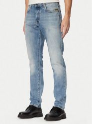 G-Star Raw Jeansy 3301 51003-C052 Niebieski Tapered Fit. Niebieskie jeansy męskie G-Star Raw, z bawełny, retro. Za 429.99 zł.