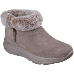 Buty Skechers On-the-go Encore - Snow-cappe, Kobiety. Szare obuwie sportowe damskie Skechers, bez wzorów, z zamszu, bez zapięcia. Za 590.00 zł.