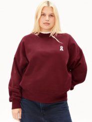 ARMEDANGELS Bluza Kobiety Bawełna czerwony, S. Czerwone bluzy damskie ARMEDANGELS, s, bez wzorów, z bawełny, bez ramiączek, bez kaptura. Za 399.95 zł.