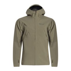 Kurtka przeciwdeszczowa męska Marmot PreCip Eco Pro. Zielone kurtki męskie Marmot, m, bez wzorów, sportowe, bez kaptura. Za 809.90 zł.