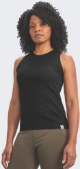 Craft Koszulka Carhartt Tencel Fiber Tank BLACK. Czarne bluzki damskie Craft, bez wzorów, bez kołnierzyka, bez ramiączek. Za 105.42 zł.