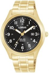 Zegarek męski Lorus RX388AX9 złoty. Żółte zegarki męskie Lorus, bez wzorów, złote. Za 469.00 zł.
