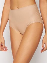 Chantelle Figi klasyczne z wysokim stanem Soft Stretch Plus Size C11370 Beżowy. Brązowe majtki damskie Chantelle, z syntetyku. Za 59.99 zł.
