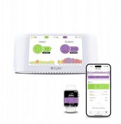 IQAir AirVisual miernik jakości powietrza do wnętrz PM2.5 CO2 AQI monitor. Oczyszczacze powietrza Dienmern. Za 1,799.00 zł.