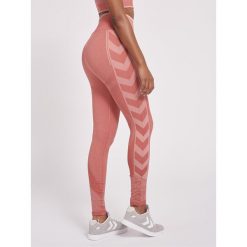Damskie wysokie legginsy Hummel MT Energy. Fioletowe legginsy damskie Hummel, bez wzorów, z dzianiny. Za 191.00 zł.