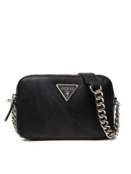 Guess Torebka Noelle (ZG) HWZG78 79140 Czarny. Czarne listonoszki damskie Guess, z aplikacjami, ze skóry, bez dodatków. Za 239.99 zł.