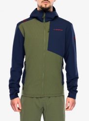 Kurtka softshell La Sportiva Descender Storm Jkt. Zielone kurtki męskie La Sportiva, s, bez wzorów, z polaru, bez kaptura, trekkingowe. Za 684.99 zł.