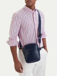 Beverly Hills Polo Club Saszetka CWBEO-BHPC-L-018-07 Granatowy. Niebieskie saszetki i nerki męskie Beverly Hills Polo Club, z materiału. Za 149.99 zł.