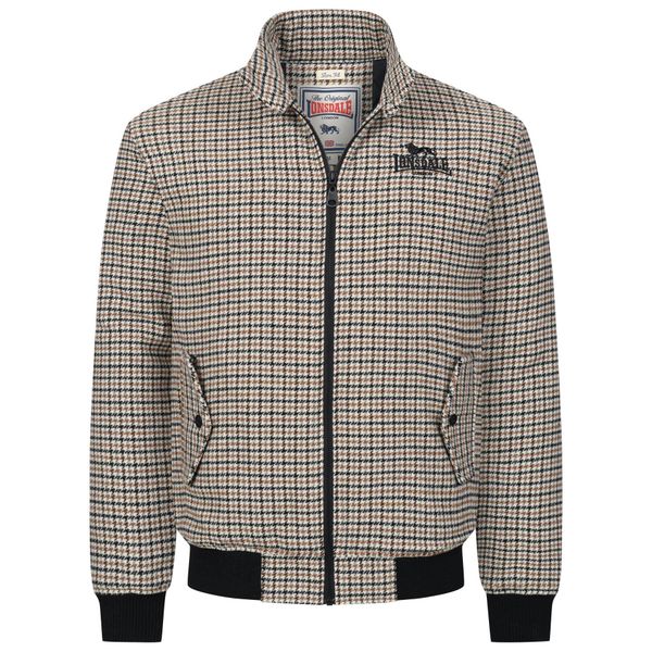 Kurtka Lonsdale Tregony. Brązowe kurtki męskie Lonsdale, l, bez wzorów, z materiału, eleganckie, bez kaptura. Za 499.00 zł.