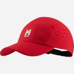 Czapka z daszkiem Millet Chamonix 5 Panel Cap Czerwony Active Fit. Czerwone czapki damskie Millet, na lato, bez wzorów, z elastanu. Za 109.00 zł.
