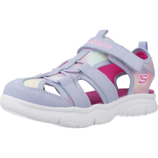 Sandały Skechers Model Flex Splash Kolor Fioletowy. Fioletowe sandały męskie Skechers, na lato, bez wzorów, z syntetyku, bez zapięcia. W wyprzedaży za 209.85 zł.