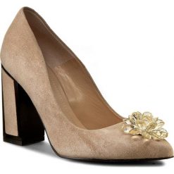 Półbuty SOLO FEMME - 14141-60-G08/000-04-00 Taupe. Brązowe półbuty damskie Solo Femme, bez wzorów, z materiału, bez obcasa, na obcasie, bez zapięcia. W wyprzedaży za 179.00 zł.