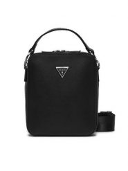 Guess Saszetka Torino HMTOSA P4253 Czarny. Czarne saszetki i nerki męskie Guess, z aplikacjami, ze skóry. Za 337.99 zł.