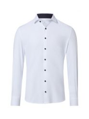 Finshley & Harding Koszula Mężczyźni Super Slim Fit biały, 44. Białe koszule męskie Finshley & Harding, m, bez wzorów, z bawełny, bez kołnierzyka, bez ramiączek. Za 279.95 zł.
