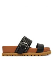 Liu Jo Klapki Livia 02 SA6109 P0102 Czarny. Czarne klapki damskie Liu Jo, bez wzorów, ze skóry, bez obcasa, bez zapięcia. Za 469.99 zł.