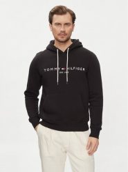 Tommy Hilfiger Bluza Core Logo MW0MW10752 Czarny Regular Fit. Czarne bluzy męskie Tommy Hilfiger, m, bez wzorów, z bawełny, bez ramiączek, bez kaptura. W wyprzedaży za 309.99 zł.