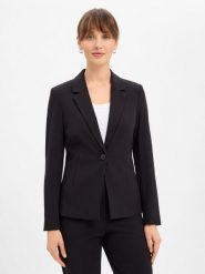 Comma bluza w stylu marynarki Kobiety Sztuczne włókno czarny, 34. Czarne bluzy damskie comma, s, bez wzorów, z włókna, klasyczne, bez ramiączek, bez kaptura. Za 649.95 zł.