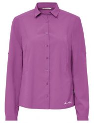 Koszula podróżnicza damska Vaude Rosemoor LS Shirt IV. Czerwone koszule damskie Vaude, s, bez wzorów, z materiału, bez kołnierzyka, bez ramiączek. Za 302.49 zł.