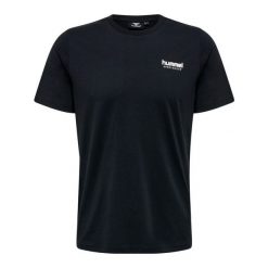 Koszulka Hummel Legacy Jose. Czarne bluzki damskie Hummel, bez wzorów, z dżerseju, sportowe, bez kołnierzyka, bez ramiączek. Za 137.00 zł.