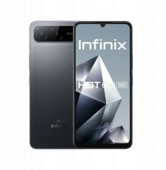 Smartfon Infinix Telefon Infinix Hot 60i 5G 4/128GB Sleek Black. Czarne smartfony Infinix. Za 625.06 zł.