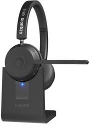 GEQUDIO Bluetooth Headset GB-2 mit Ladestation. Słuchawki bezprzewodowe Snopy. Za 295.14 zł.