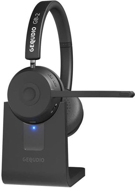 GEQUDIO Bluetooth Headset GB-2 mit Ladestation. Słuchawki bezprzewodowe Snopy. Za 295.14 zł.
