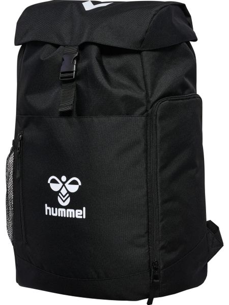 Plecak Hummel Players. Czarne plecaki męskie Hummel, bez wzorów, z materiału. Za 227.00 zł.