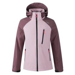 Kurtka przeciwdeszczowa damska Weather Report AWG Camelia W-PRO 15000. Czerwone kurtki sportowe damskie Weather Report, bez wzorów, bez ramiączek, bez kaptura, trekkingowe. Za 399.99 zł.