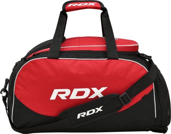 Torba treningowa RDX Gym Kit. Czerwone torby sportowe męskie RDX SPORTS, bez wzorów, z materiału. Za 239.99 zł.