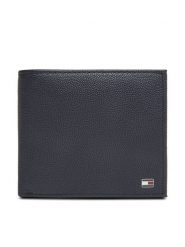 Tommy Hilfiger Portfel Th Flag Cc Flap And Coin AM0AM13520 Granatowy. Niebieskie portfele męskie Tommy Hilfiger, bez wzorów, ze skóry. Za 329.99 zł.