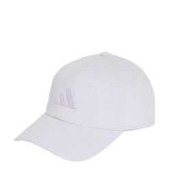 Czapka DAD CAP TONAL LOGO. Fioletowe czapki damskie Adidas, bez wzorów, z bawełny, klasyczne. Za 109.00 zł.