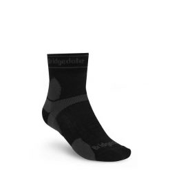 Skarpety do biegania męskie Bridgedale Ultralight T2 Merino Sport 3/4 Crew. Czarne skarpety męskie Bridgedale, bez wzorów. Za 97.89 zł.