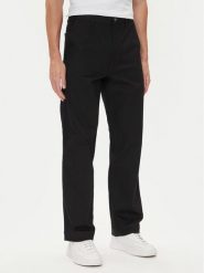 HUGO Spodnie materiałowe Zarik253 50549720 Czarny Regular Fit. Czarne spodnie materiałowe męskie Hugo, bez wzorów, z bawełny. Za 369.99 zł.