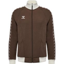 Bluza dresowa zapinana na zamek błyskawiczny Hummel Root. Brązowe bluzy damskie Hummel, xl, bez wzorów, z dresówki, bez ramiączek, bez kaptura. Za 302.00 zł.