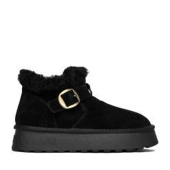 Śniegowce Badura. Czarne śniegowce damskie Badura, bez zapięcia. Za 249.99 zł.