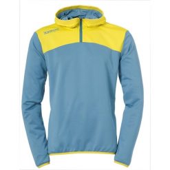 Bluza emotion 2.0 Kempa Quarter Zip. Niebieskie bluzy męskie Kempa, xl, bez wzorów, sportowe, bez ramiączek, bez kaptura. Za 201.00 zł.