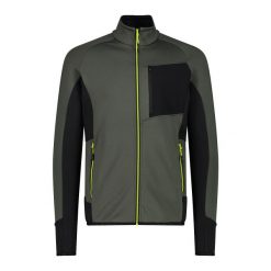 Polarowa kurtka turystyczna CMP. Zielone kurtki męskie CMP, xl, bez wzorów, z materiału, klasyczne, bez kaptura. Za 348.95 zł.