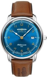 Zegarek Zeppelin Zegarek męski Zeppelin 96403 brązowy. Brązowe zegarki męskie Zeppelin, bez wzorów. Za 1,370.00 zł.