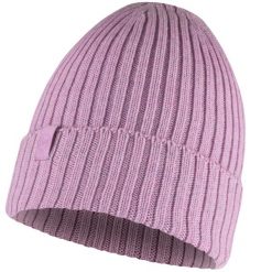Czapka zimowa z wełny merino Buff Merino Wool Norval. Czerwone czapki damskie Buff, na zimę, bez wzorów, z wełny. Za 179.99 zł.